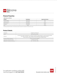 GAF Silicone Mastic 3.5 GAL