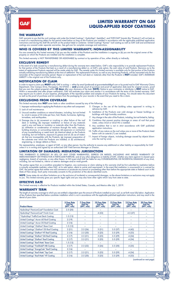GAF Metal Primer (formally Acrylex 400 Primer) — Atlantic Green Supply
